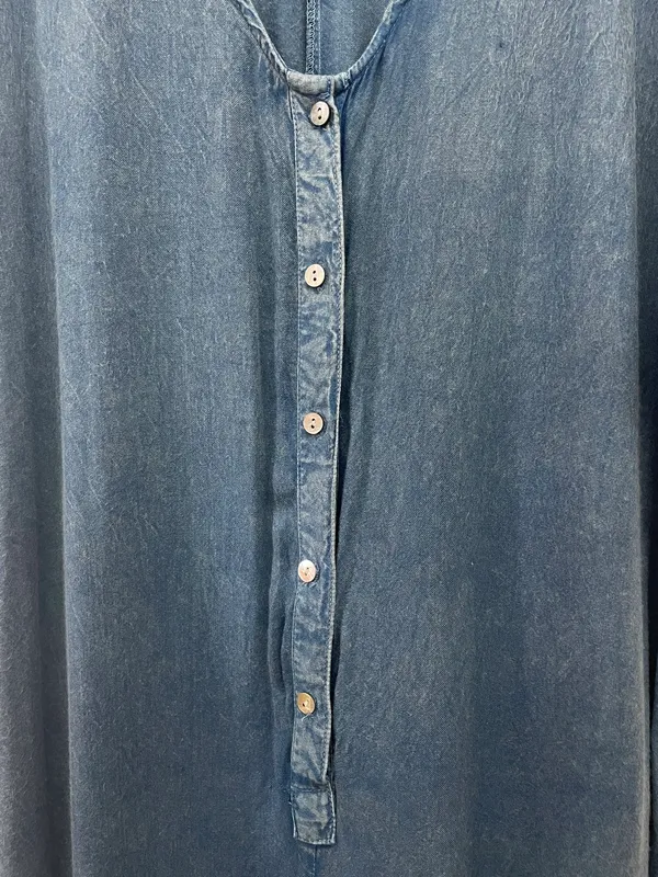 Mono wide leg con botones indian