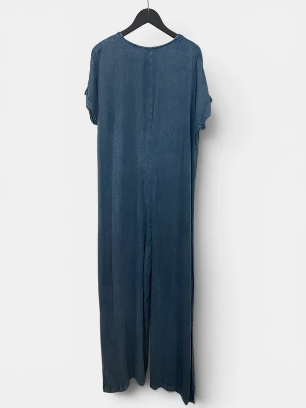 Mono wide leg con botones indian