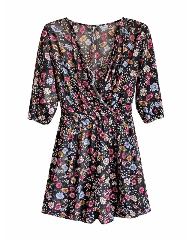 Mono corto estampado stradivarius