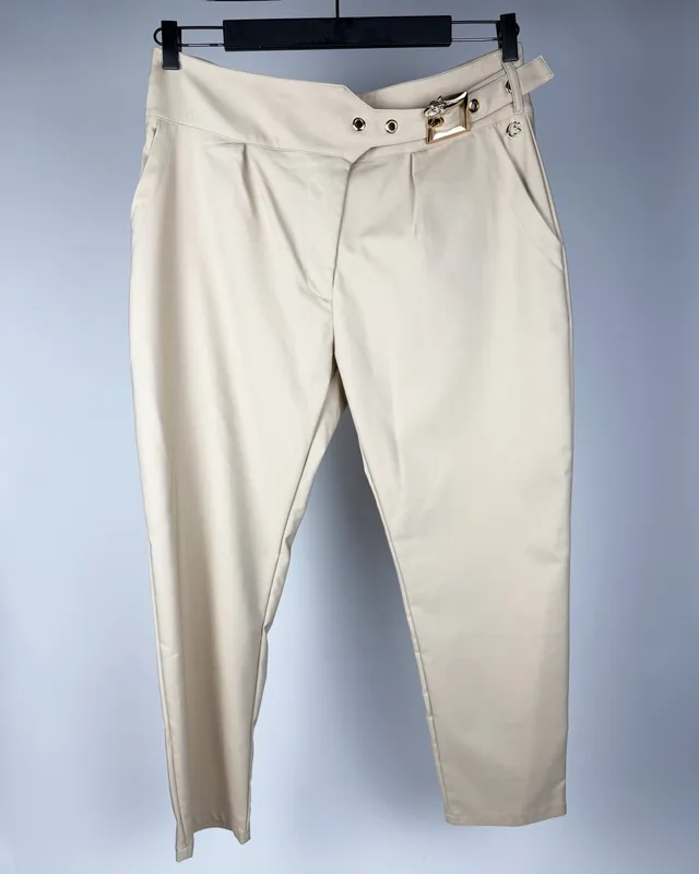Pantalon beige de vestir carmen steffens