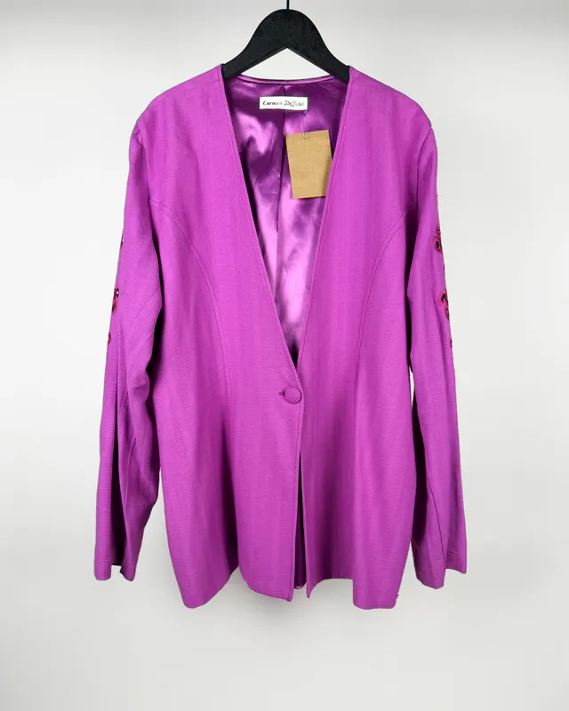 Blazer violeta m calada carmen steffens