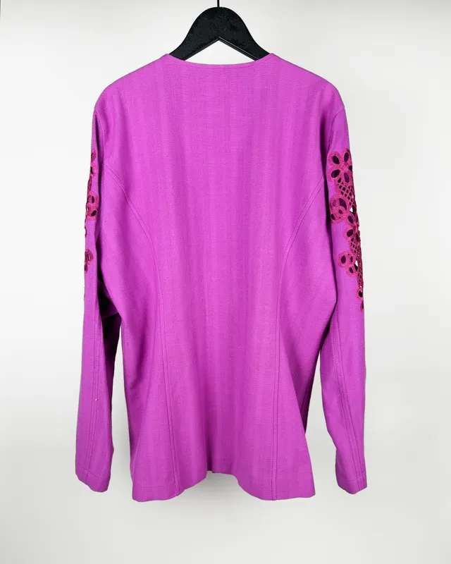 Blazer violeta m calada carmen steffens