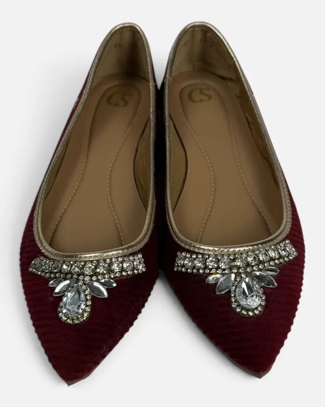 Chatitas rojas c/strass carmen steffen