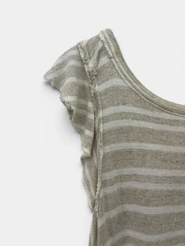 Vestido tejido rayado irregular free people
