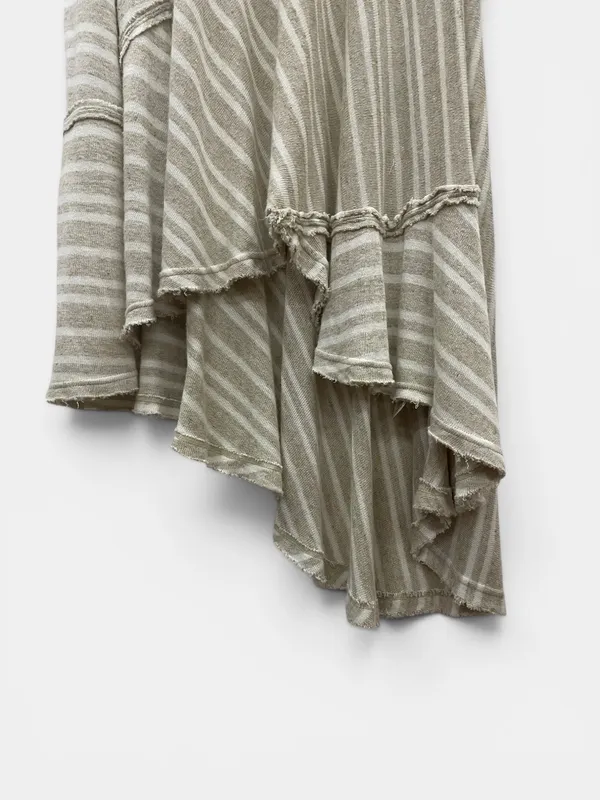 Vestido tejido rayado irregular free people