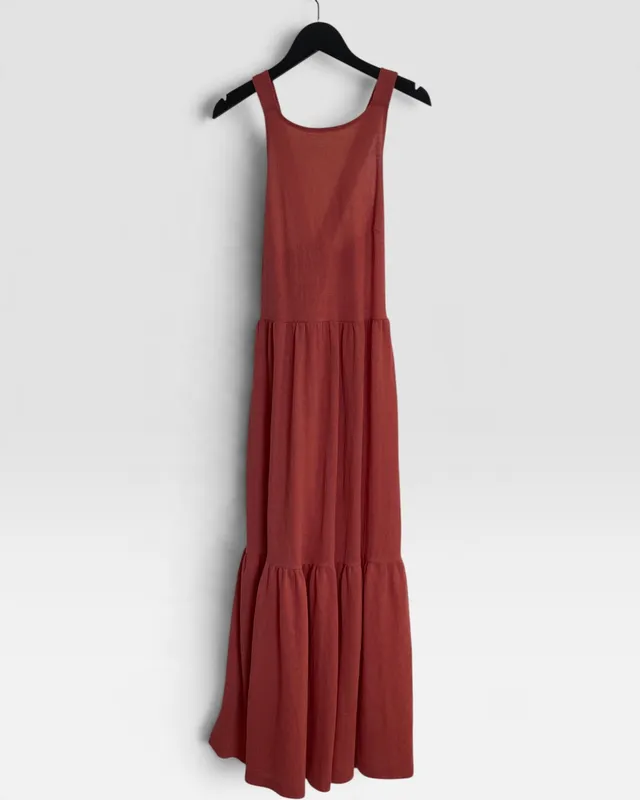 Vestido coral mango