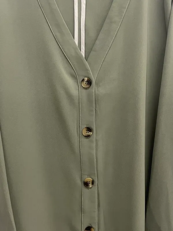 Vestido corto camisero saura