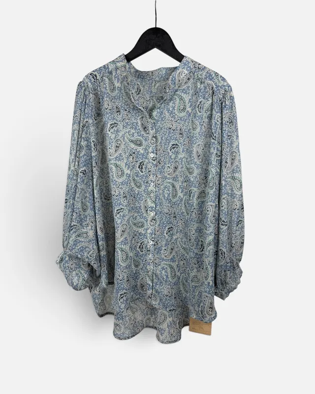 Blusa estampada gasa salvora