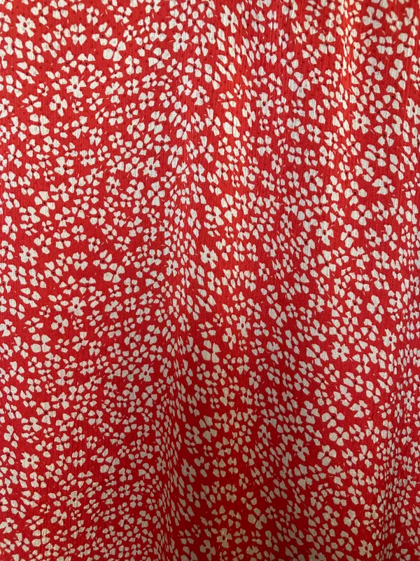 Vestido rojo mango