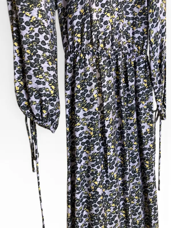 Vestido largo lila c/estmpado & other stories