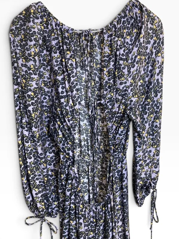 Vestido largo lila c/estmpado & other stories