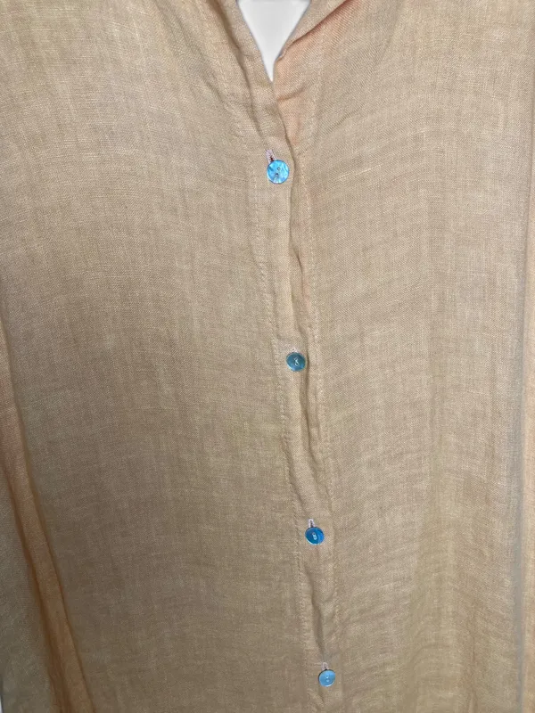Vestido salmon made in italy