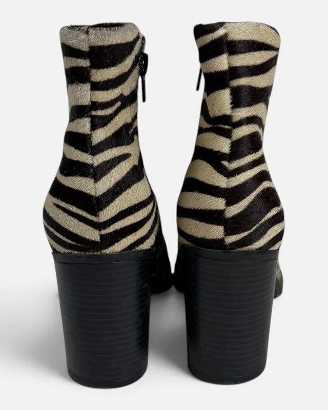 Botas animal print satinato