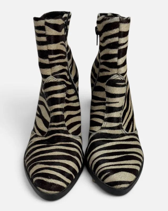 Botas animal print satinato