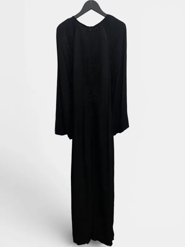Vestido largo animal print h&m