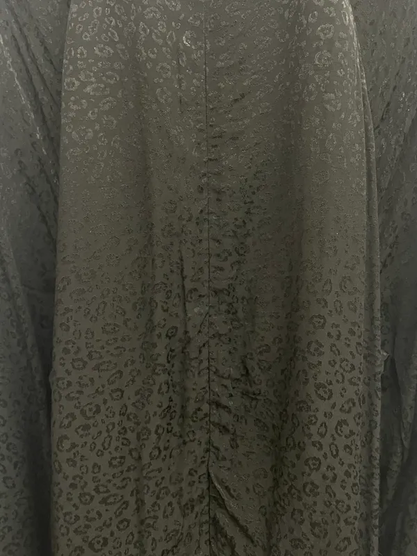 Vestido largo animal print h&m