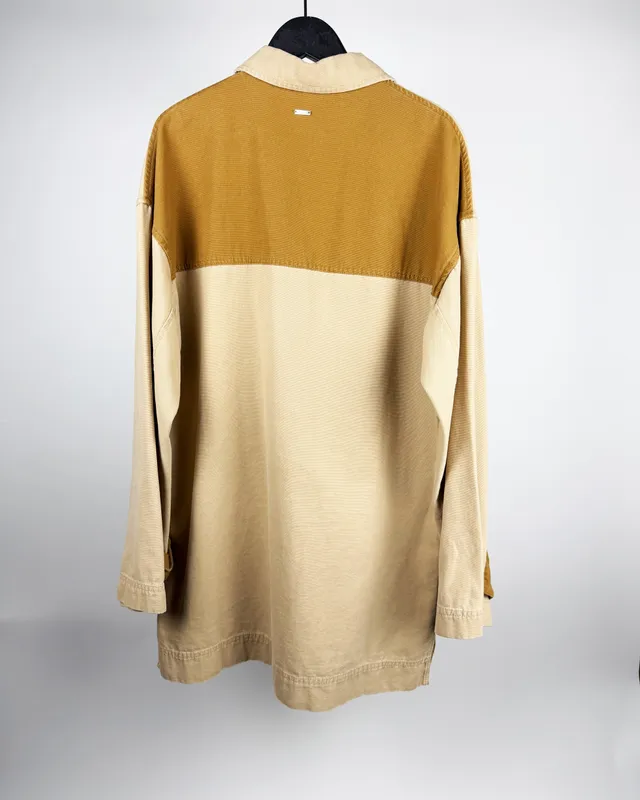 Sobre camisa beige urban haus