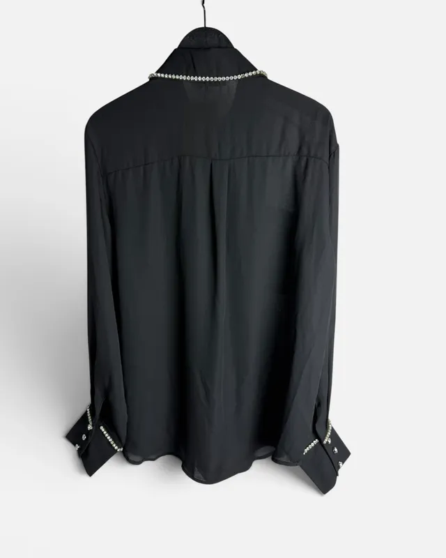 Camisa gasa negra