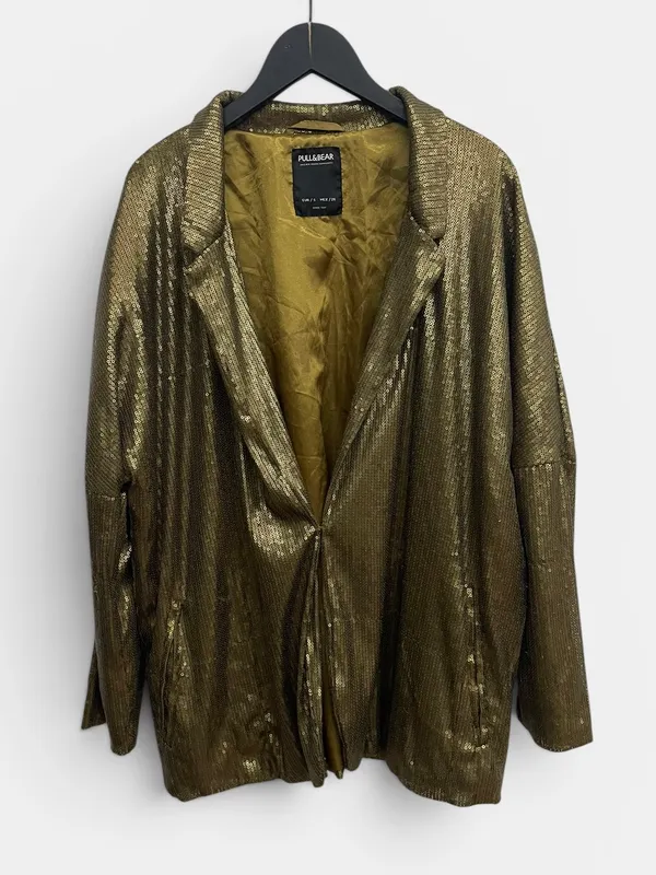 Blazer lentejuelas pull&bear
