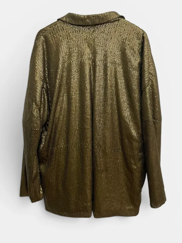 Blazer lentejuelas pull&bear