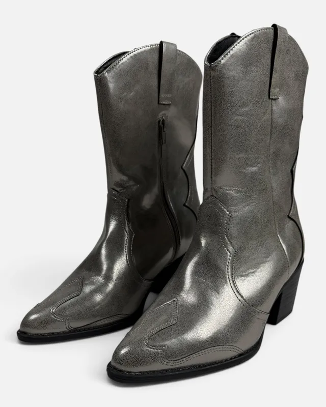 Botas plateadas mss carol