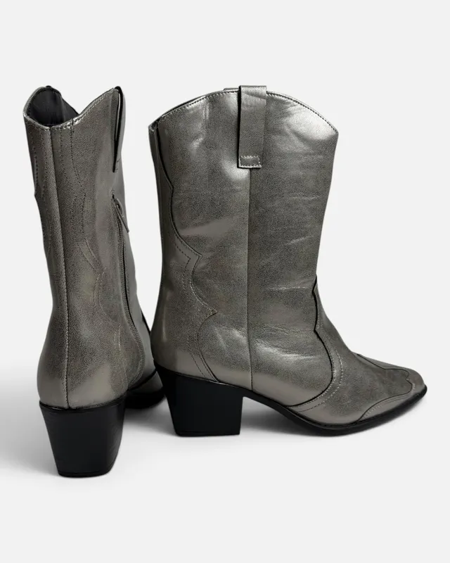 Botas plateadas mss carol