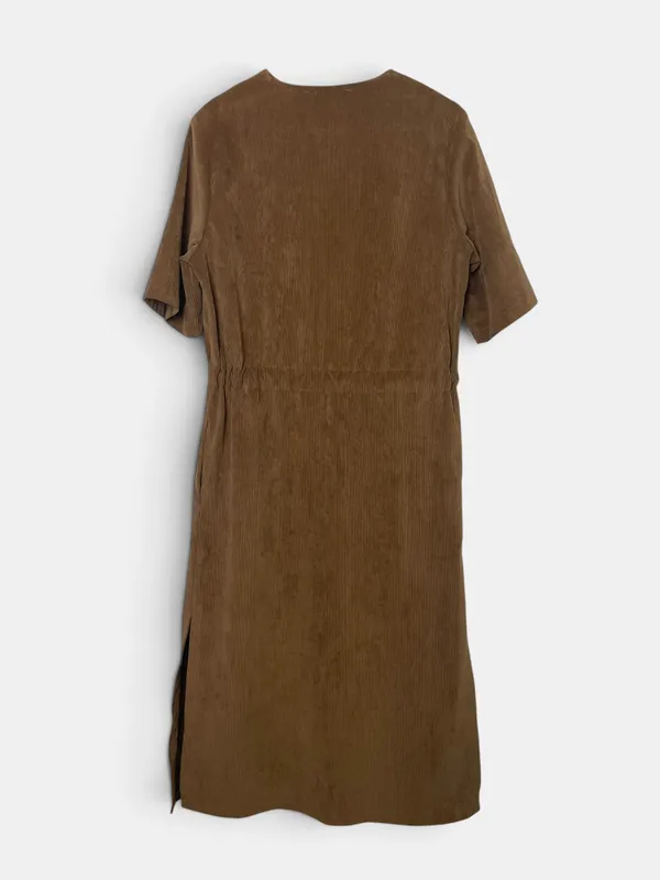 Vestido pana fina largo paolo casalini