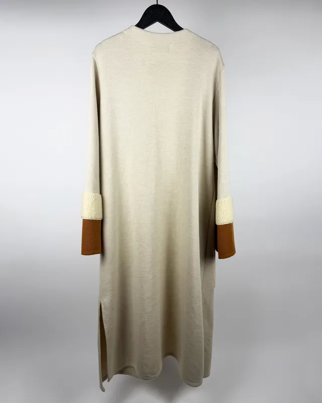 Saco beige largo alejandra iglesias