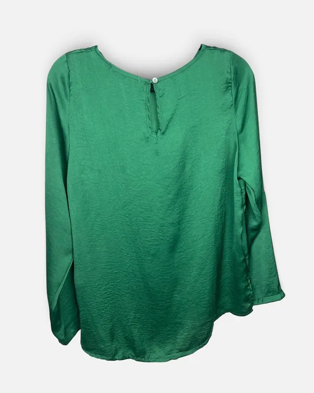 Blusa verde saten limite