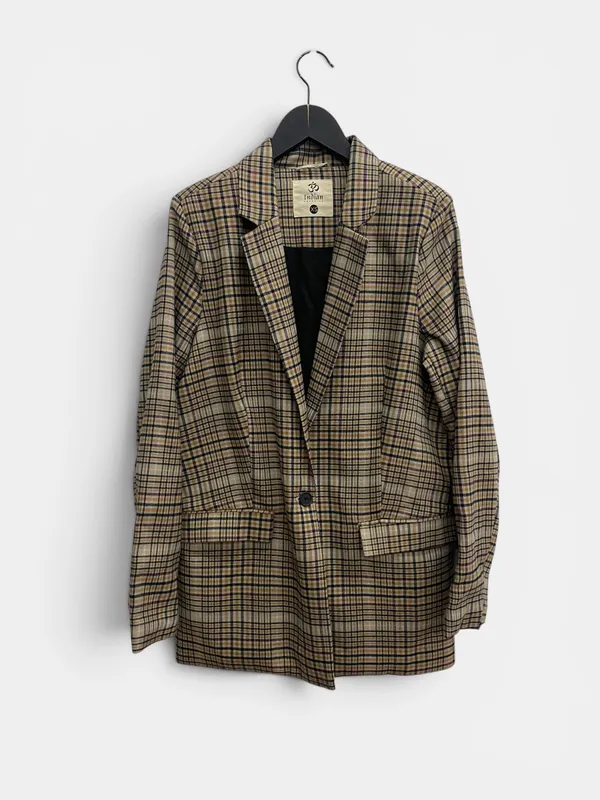 Blazer cuadros indian