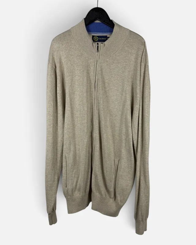 Campera beige tejida club house