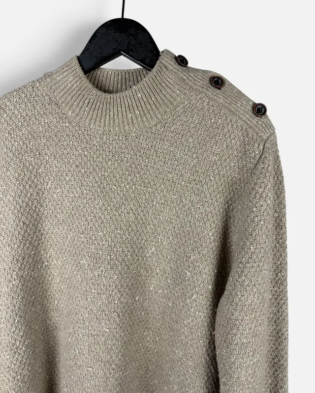 Buzo beige benson & thomas