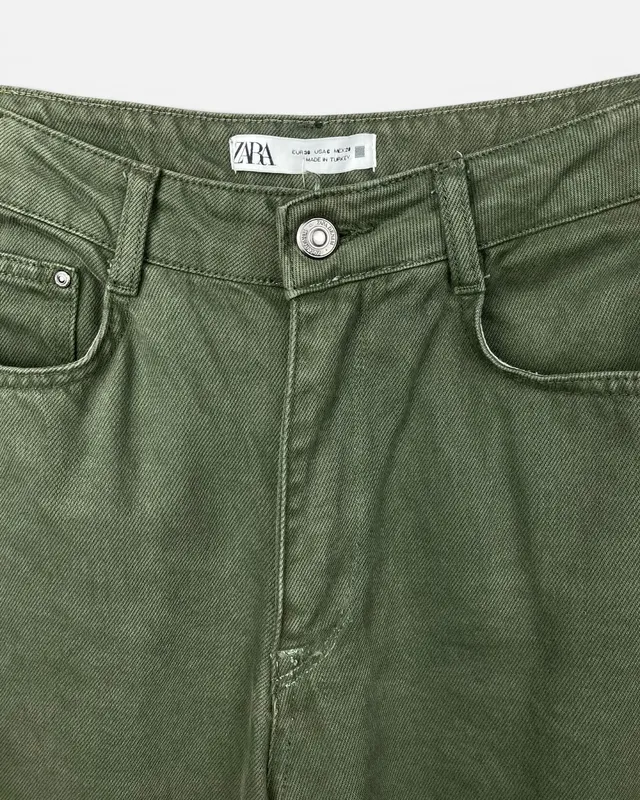 Jean verde zara