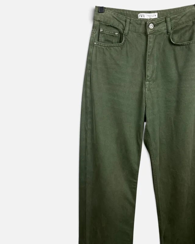 Jean verde zara