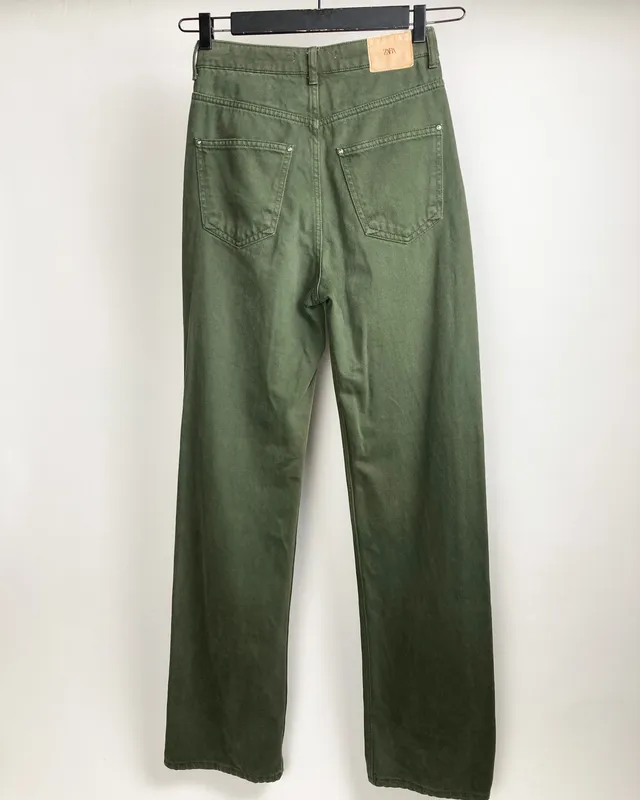 Jean verde zara