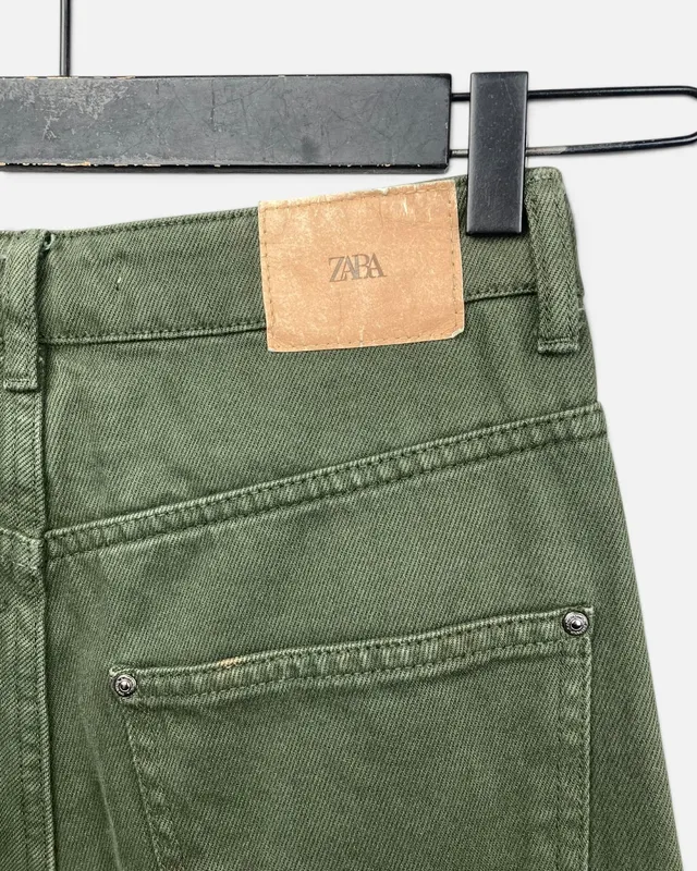 Jean verde zara