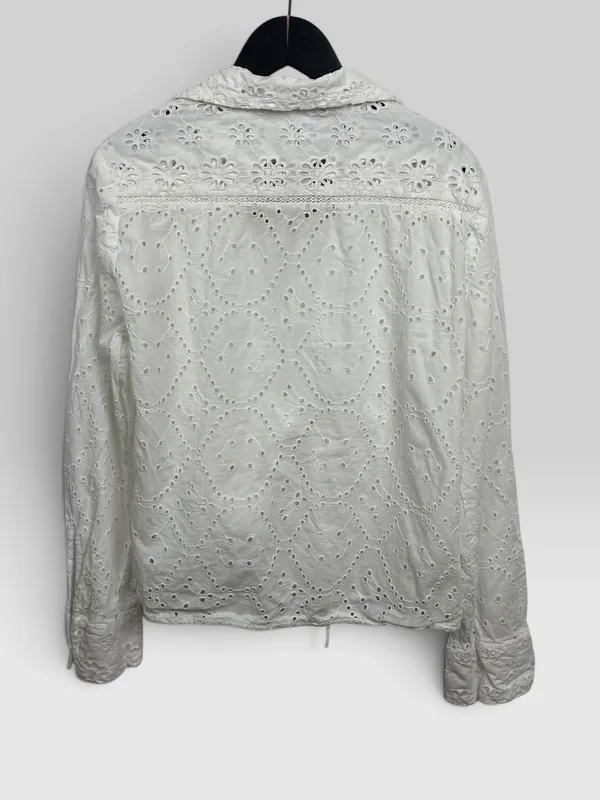 Blusa nudo broderie indian