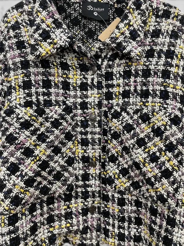 Chaqueta corta tejida indian