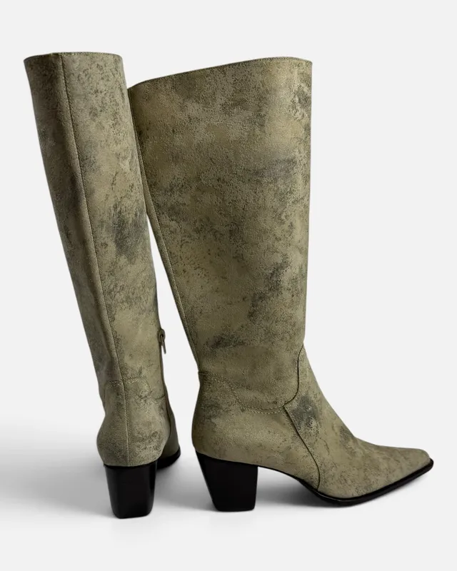 Botas tejanas bege pasqualini