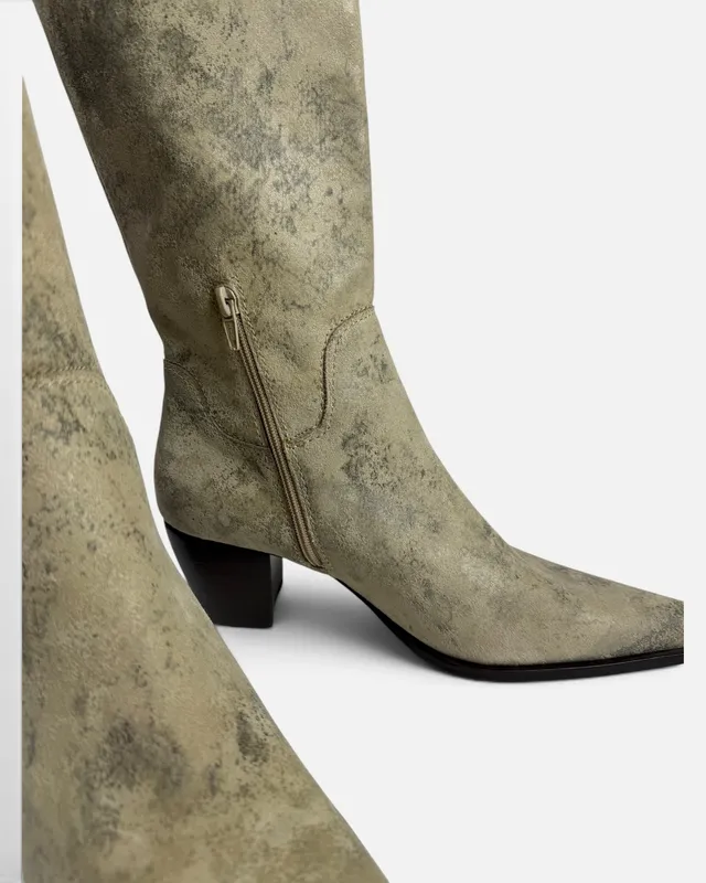 Botas tejanas bege pasqualini