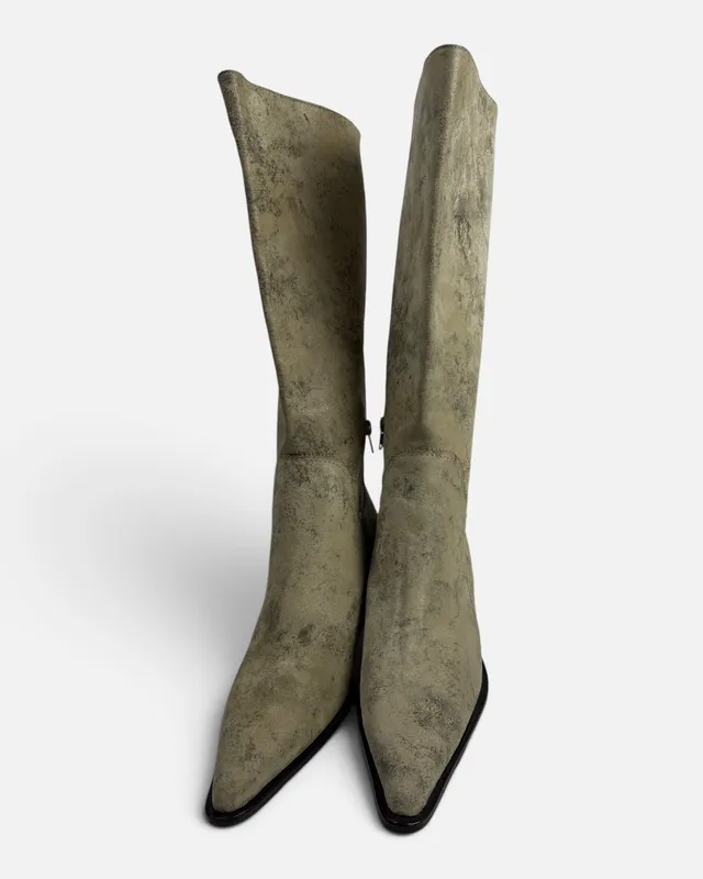 Botas tejanas bege pasqualini
