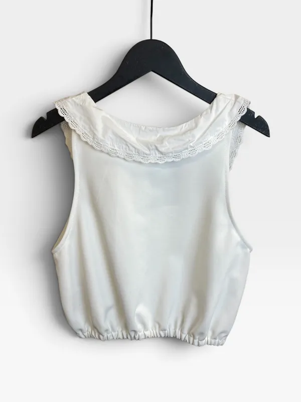 Chaleco blanco zara