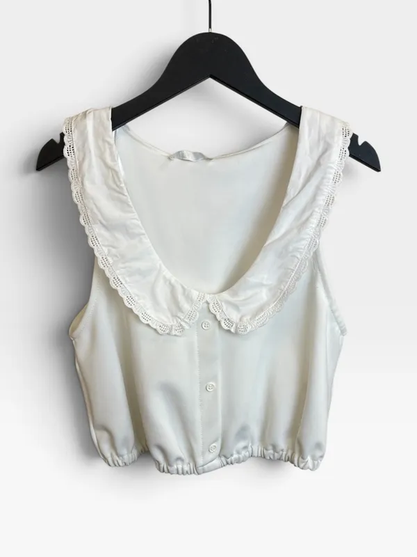 Chaleco blanco zara