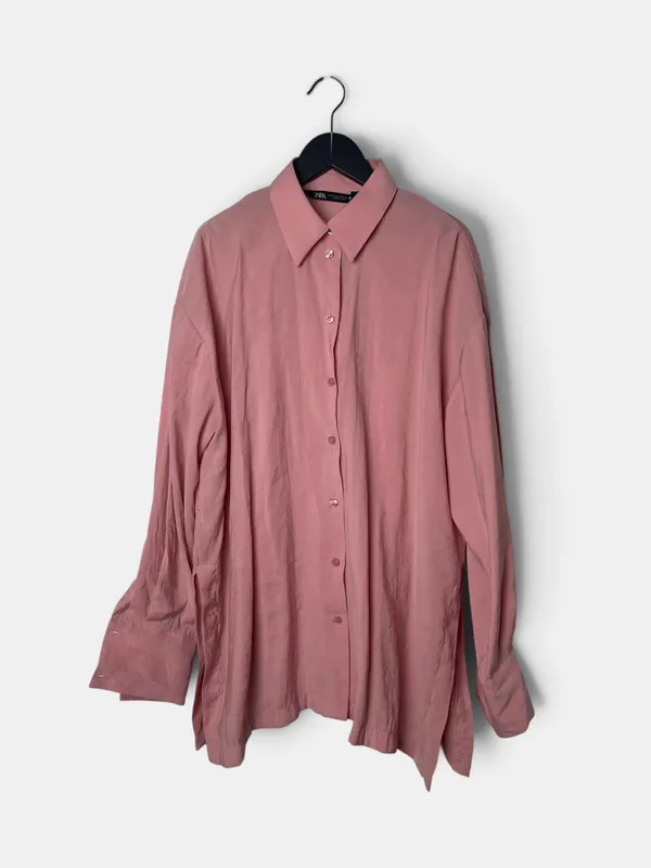 Camisa oversize color zara