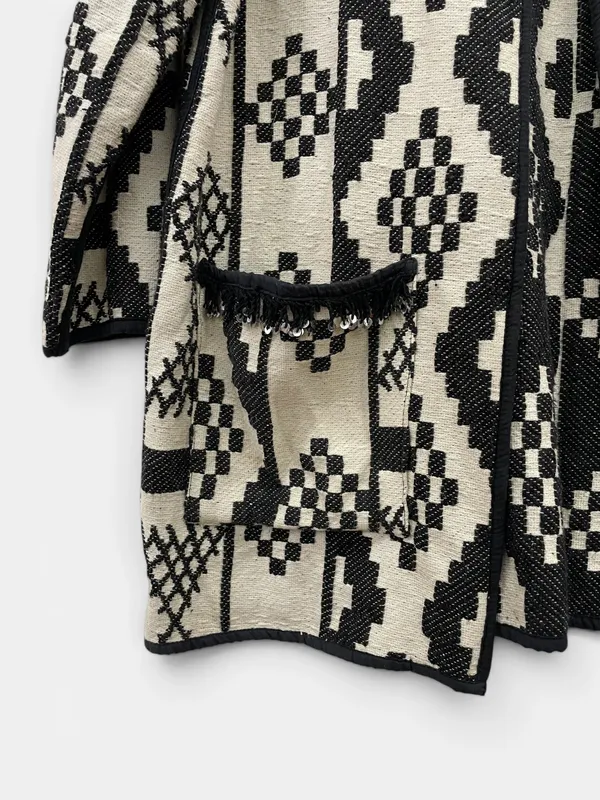 Chaqueta tejido plano rapsodia