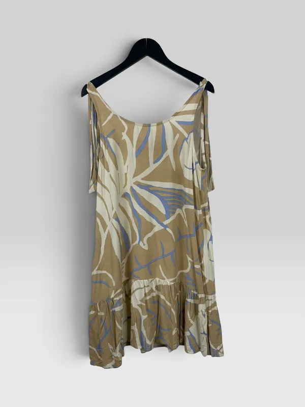 Vestido corto estampado