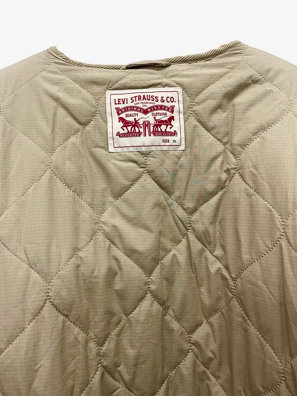 Campera capitoneada reversible levis