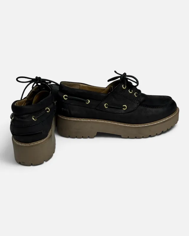 Zapatos nauticos negros magma