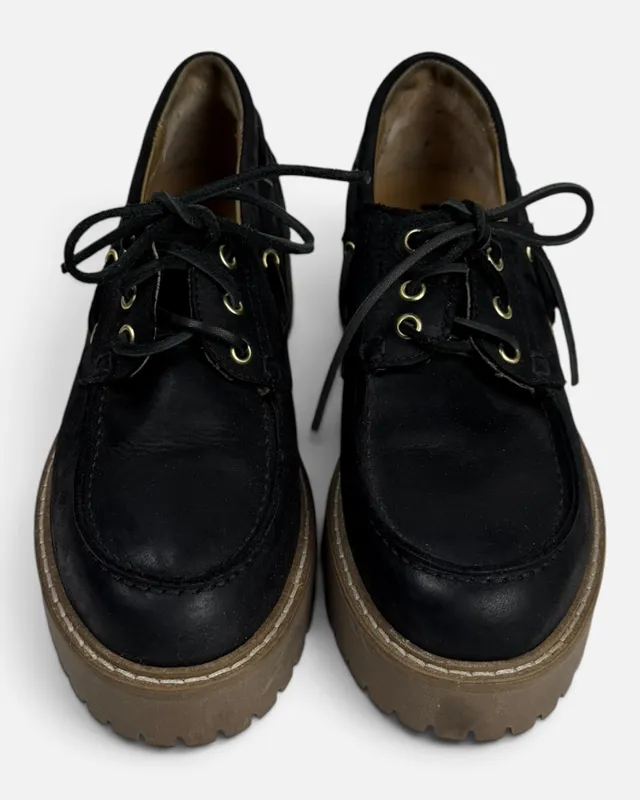 Zapatos nauticos negros magma