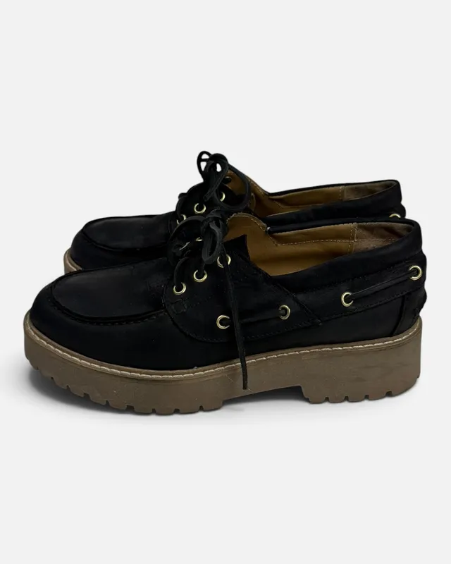 Zapatos nauticos negros magma